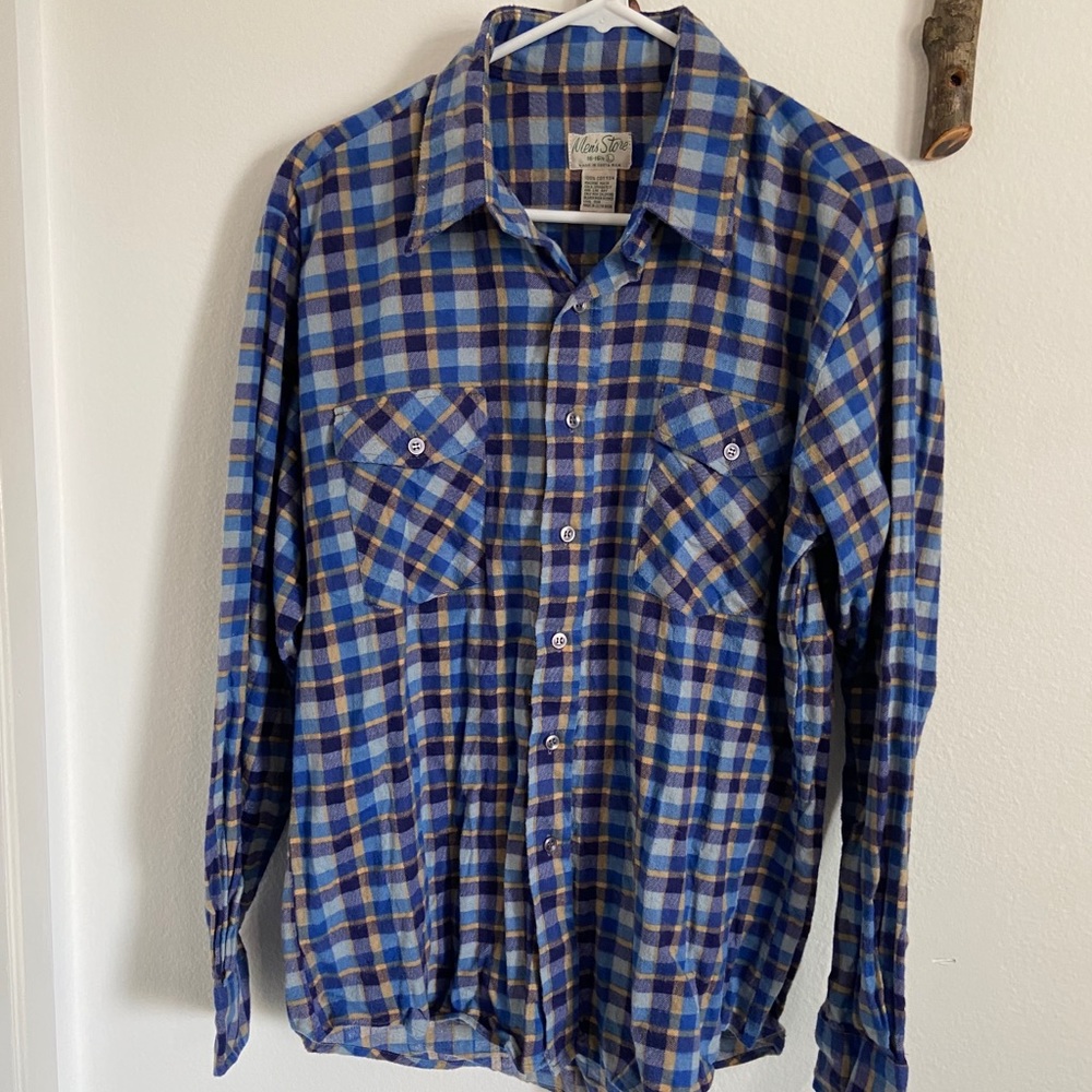 Vintage Sears Men’s Store Flannel size Large